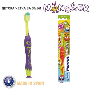 Детска Четка за Зъби Pierrot MONSTER Детска Четка за Зъби Pierrot MONSTER